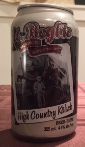 Hard to believe - the tipple of choice after two weeks in Canada is - Kölsch!