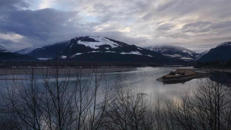 The Columbia River in Revelstoke