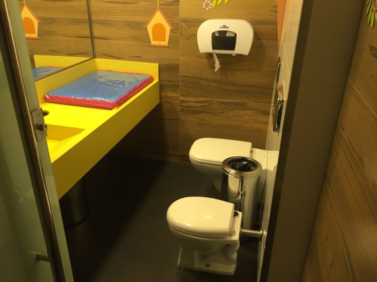 Family facilities in a mall in Rio