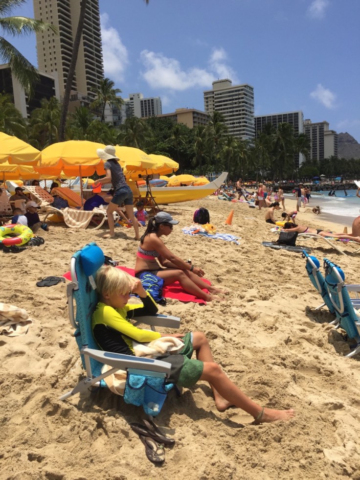 Max at Waikiki Beach